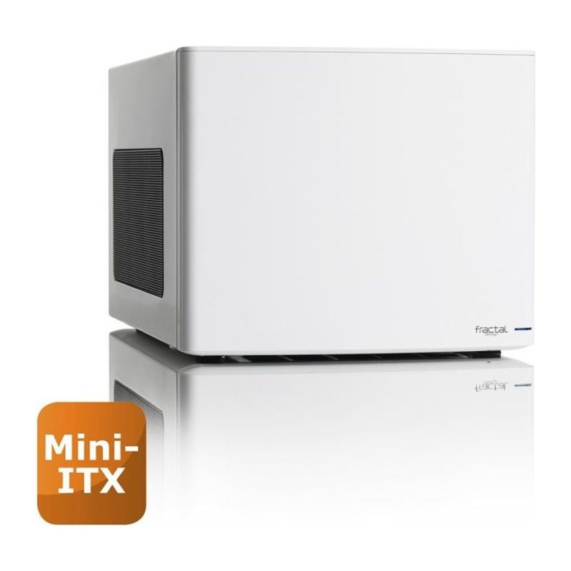 FRACTAL DESIGN BOITIER PC Node 304 - Blanc - Format Mini ITX (FD-CA-NODE-304-WH)