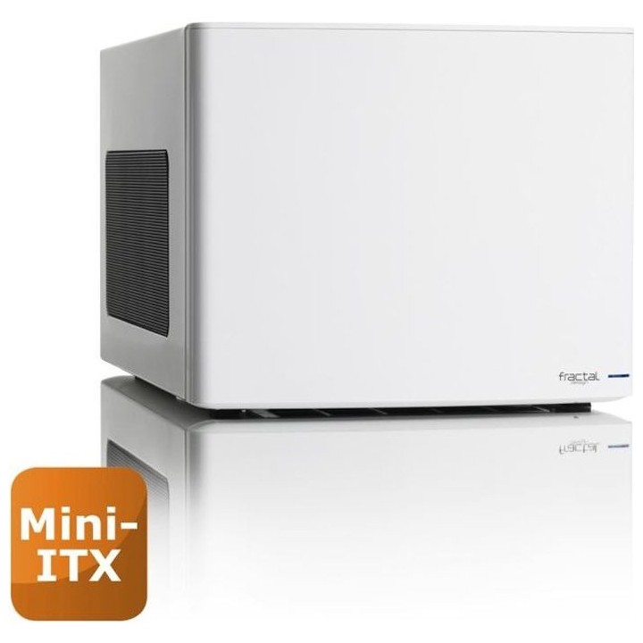 FRACTAL DESIGN BOITIER PC Node 304 - Blanc - Format Mini ITX (FD-CA-NO