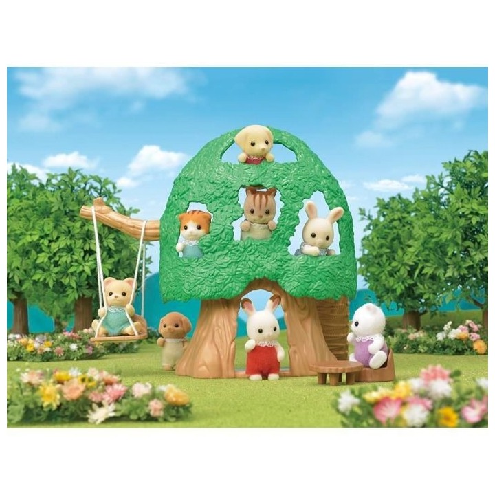 SYLVANIAN FAMILIES - 5318- La cabane des bébés - La creche, l'école