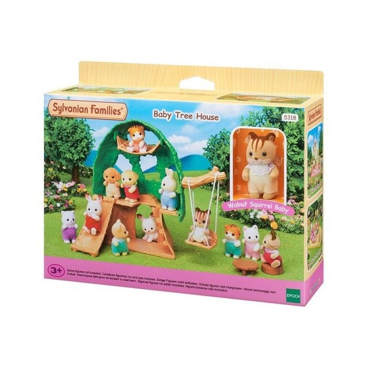 SYLVANIAN FAMILIES - 5318- La cabane des bébés - La creche, l'école