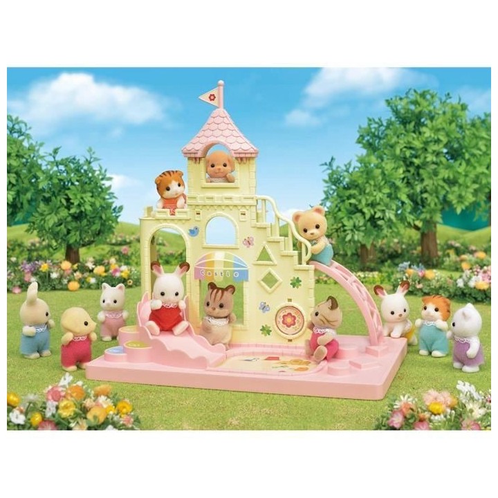 SYLVANIAN FAMILIES - 5319 - Le château des bébés - La creche, l'éc