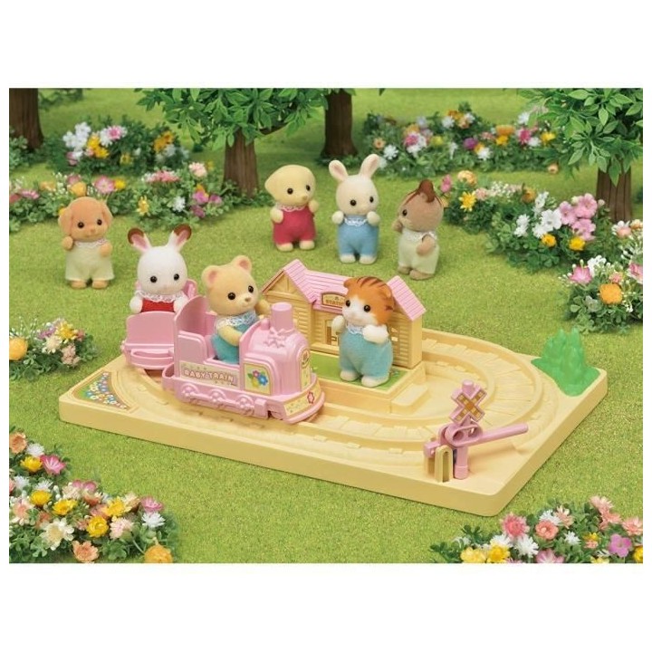 SYLVANIAN FAMILIES - 5320 - Le train tchou-tchou des bébés - La crec