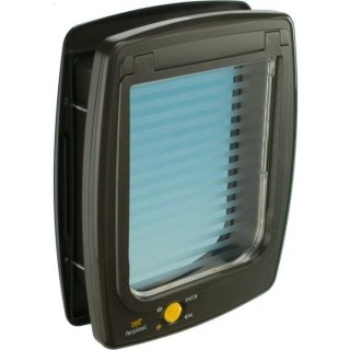 FERPLAST Chatiere plastique Swing - 31 x 9,6 x 38,4 cm - Marron - Pour