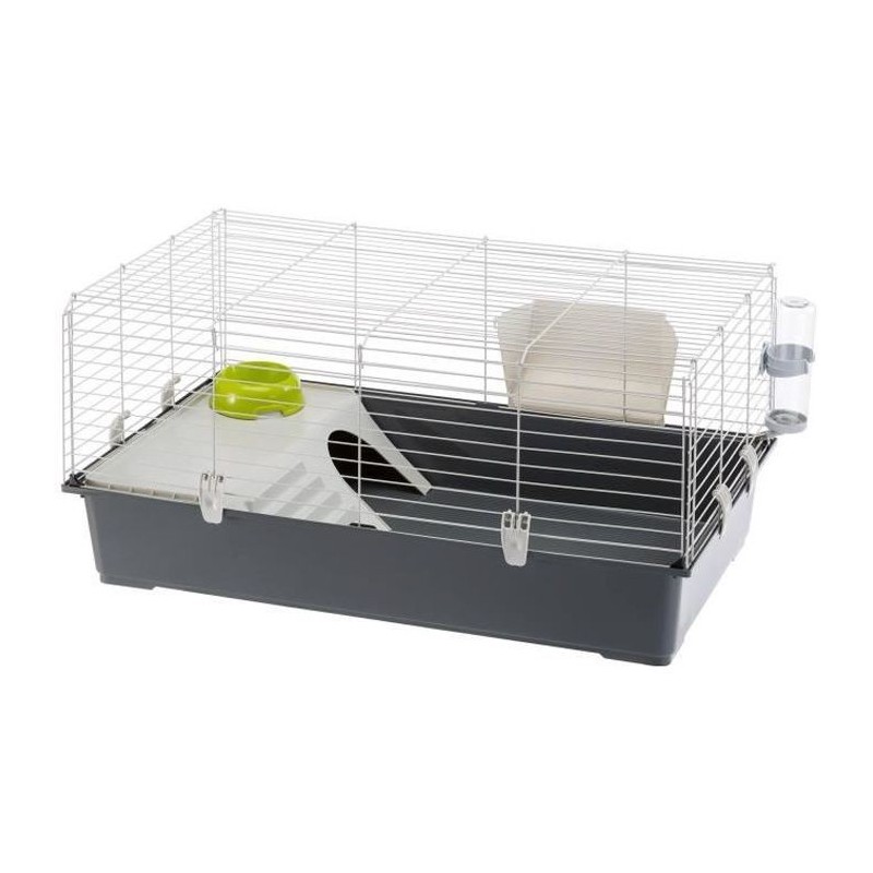 FERPLAST Cage pour lapins Rabbit 100 95 x 57 x 46 cm