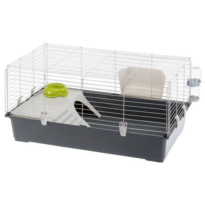 FERPLAST Cage pour lapins Rabbit 100 95 x 57 x 46 cm