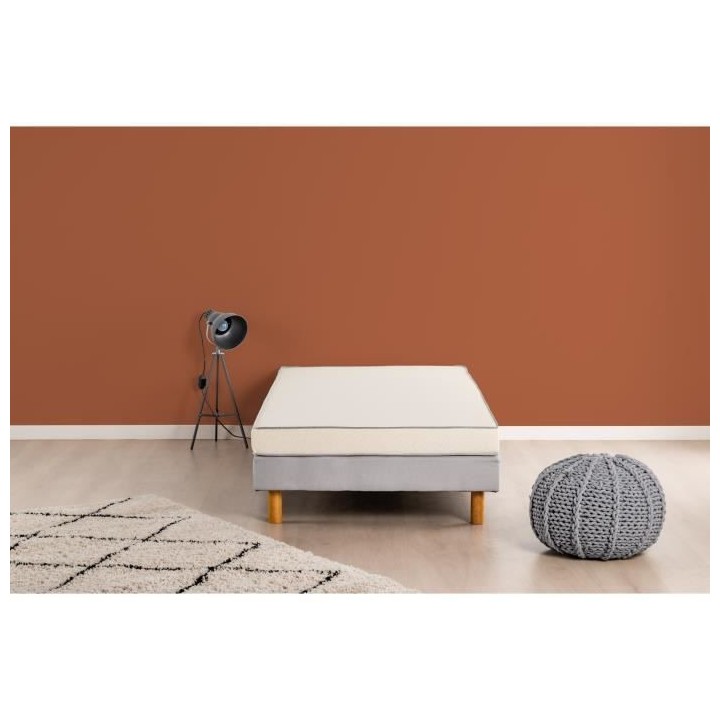 Matelas mousse 90 x 190 cm - DEKO DREAM Huopa - Mousse - Confort ferme