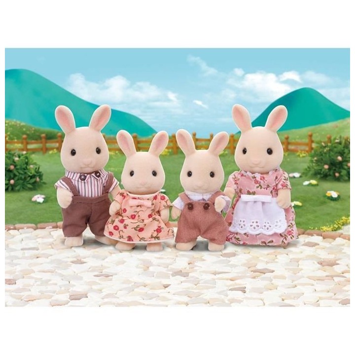 SYLVANIAN FAMILIES - 4108 - La famille lapin creme - Les familles