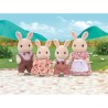 SYLVANIAN FAMILIES - 4108 - La famille lapin creme - Les familles