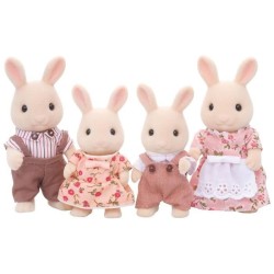 SYLVANIAN FAMILIES - 4108 - La famille lapin creme - Les familles