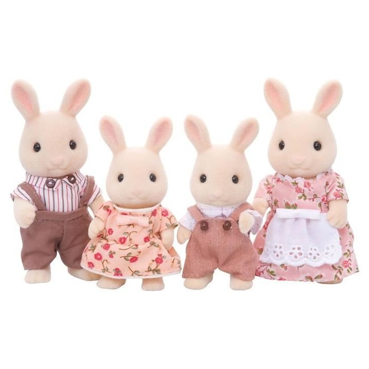 SYLVANIAN FAMILIES - 4108 - La famille lapin creme - Les familles