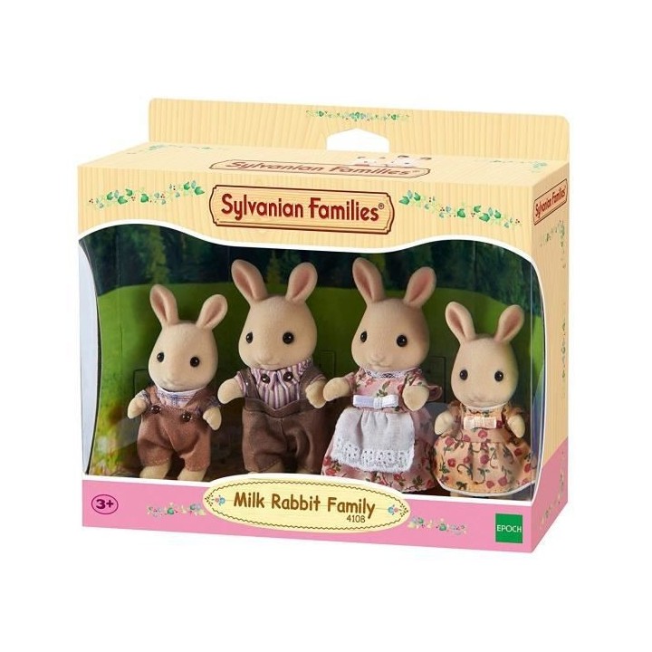 SYLVANIAN FAMILIES - 4108 - La famille lapin creme - Les familles