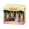 SYLVANIAN FAMILIES - 4108 - La famille lapin creme - Les familles