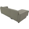 Canapé d'angle convertible réversible 4 places FOLK - Tissu Beige - Contemporain - Coffre - L 223 x H 88 x P 148 cm