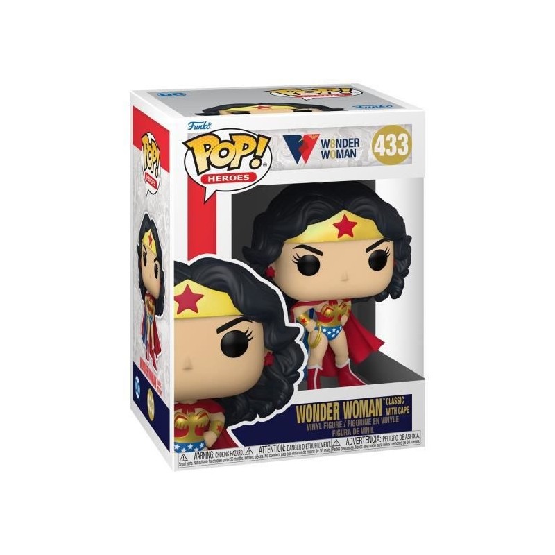 Figurine Funko Pop! Heroes: WW 80th-WW(ClassicW/Cape)