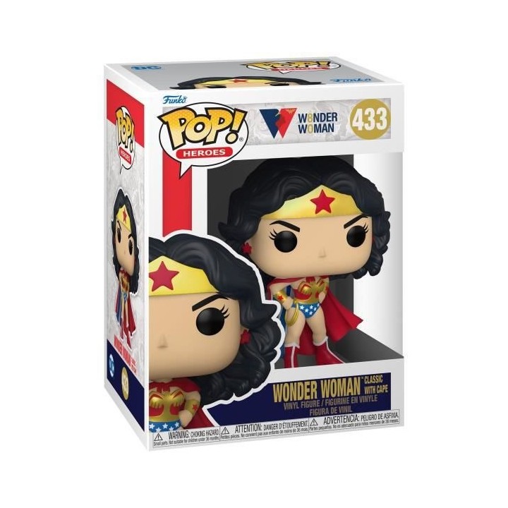Figurine Funko Pop! Heroes: WW 80th-WW(ClassicW/Cape)
