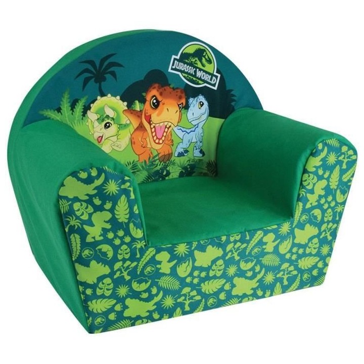 FUN HOUSE Jurassic World Fauteuil Club dinosaures - l.52 x P.33 x H.42