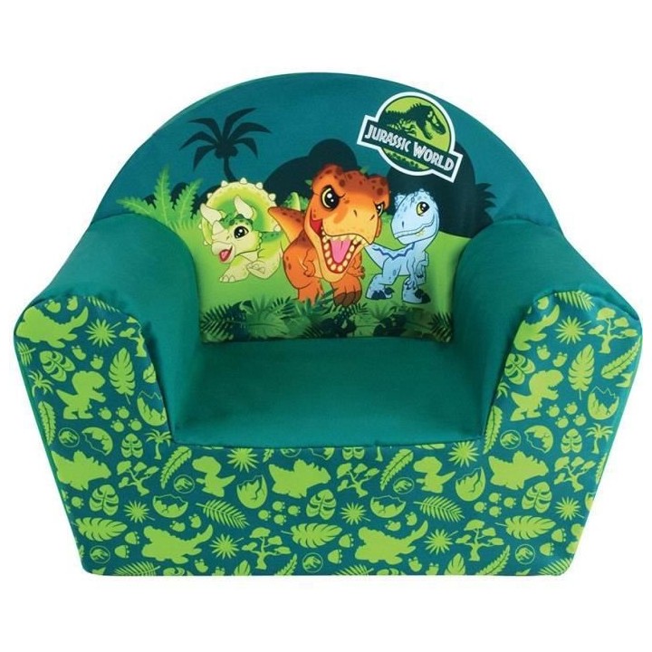 FUN HOUSE Jurassic World Fauteuil Club dinosaures - l.52 x P.33 x H.42