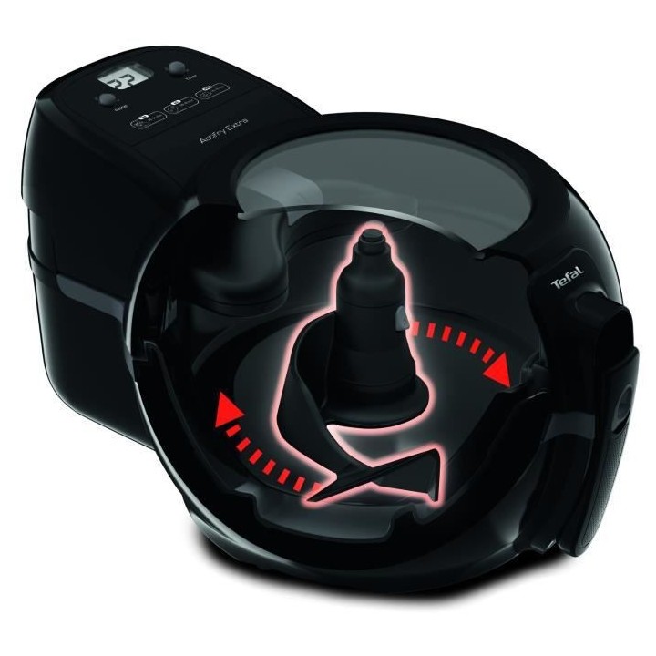 TEFAL FZ722815 Actifry Extra, Friteuse sans huile 1,2 kg, Pale de bras