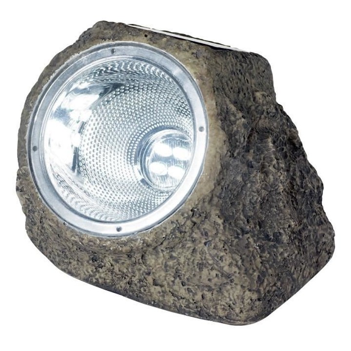 GALIX Spot solaire polyrésine : Rocher