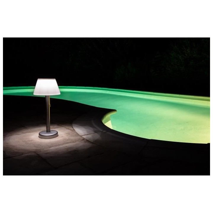 GALIX Lampadaire solaire tres éclairant - 100 Lm - H 102,5-75-46 x Ø