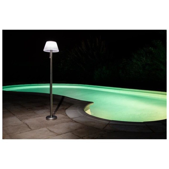 GALIX Lampadaire solaire tres éclairant - 100 Lm - H 102,5-75-46 x Ø