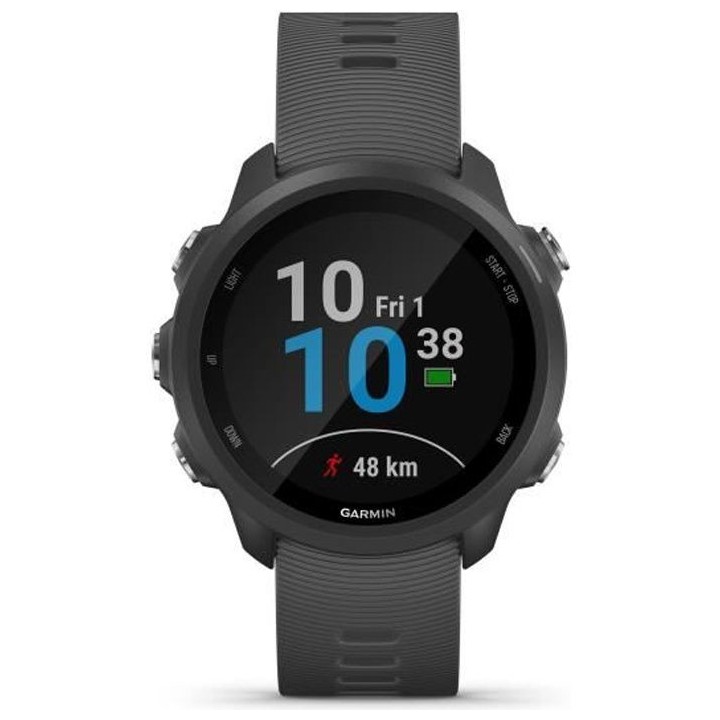 Garmin Forerunner 245 - Noire - Montre GPS connectée pour la course a