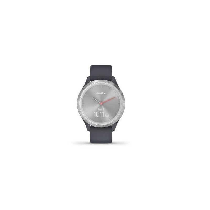 Garmin vivomove 3S - Montre connectée avec aiguilles mécaniques et écran tactile - Silver grey