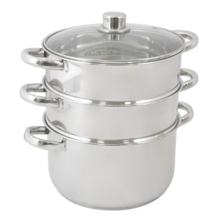 CREALYS Cuit vapeur inox 3 niveaux
