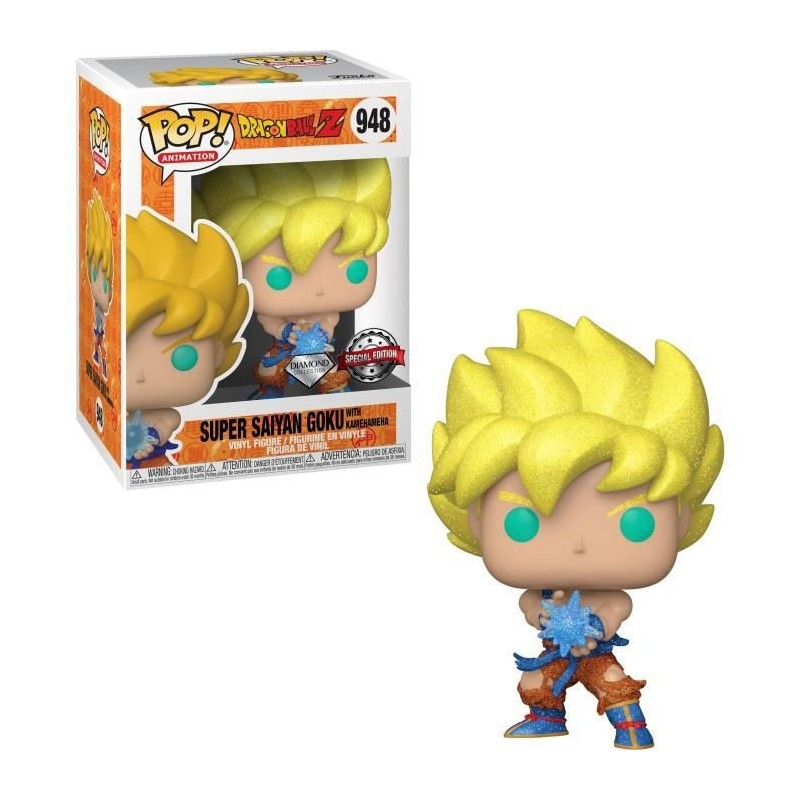 Figurine Funko Pop! Animation : Dragon Ball Z - Son Goku Kamehameha Wave (Exclusivité Cdiscount)