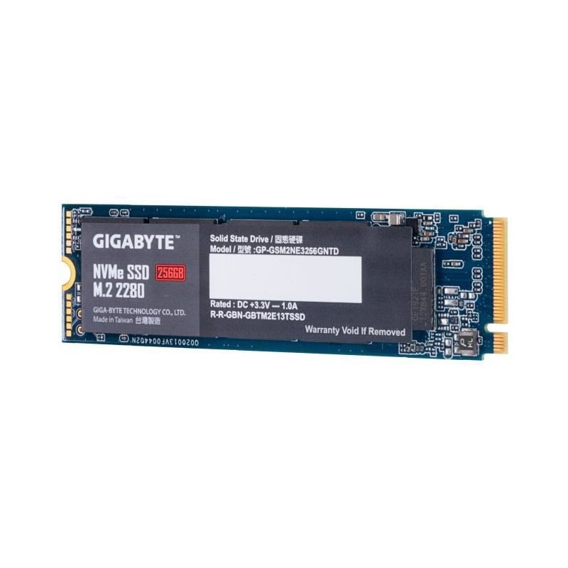 GIGABYTE - SSD Interne - 256Go - M.2 NVMe (GP-GSM2NE3256GNTD)