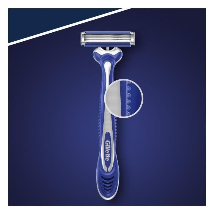 Gillette Sensor3 Comfort Rasoir Jetable Pour Homme, x8