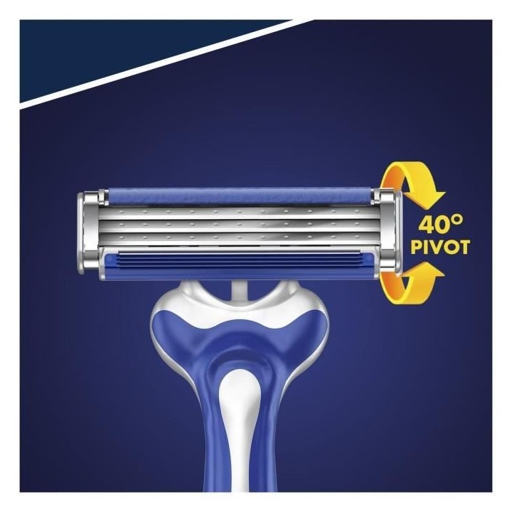 Gillette Sensor3 Comfort Rasoir Jetable Pour Homme, x8