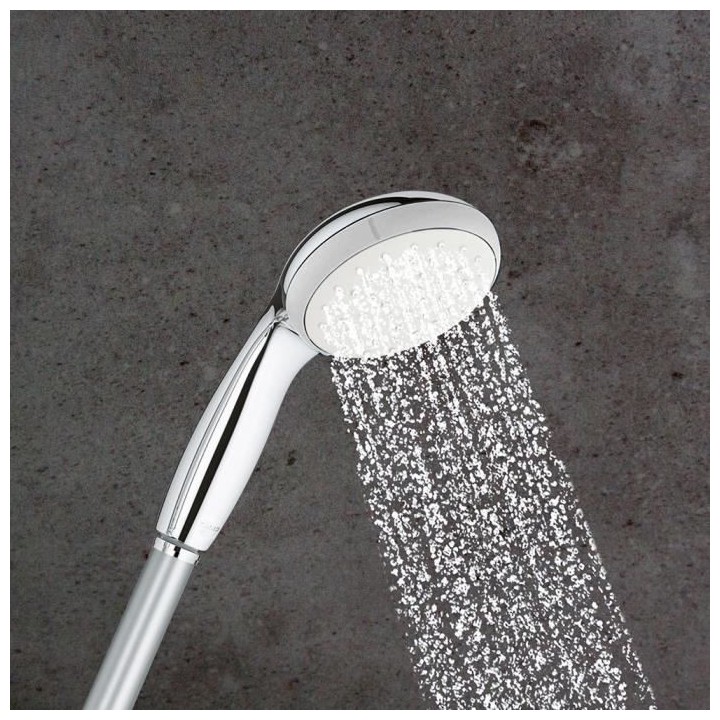 GROHE Ensemble de douche 1 jet avec support mural Vitalio Go 100 Chrom