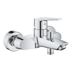 GROHE Mitigeur monocommande Bain /Douche Start, robinet avec inverseur, mousseur économique d'eau, rosace incluses, chromé, 23