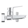 GROHE Mitigeur monocommande Bain /Douche Start, robinet avec inverseur, mousseur économique d'eau, rosace incluses, chromé, 23