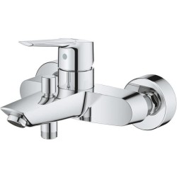 GROHE Mitigeur monocommande Bain / Douche Start avec inverseur, robinet avec mousseur économique d'eau, chromé, 24206002