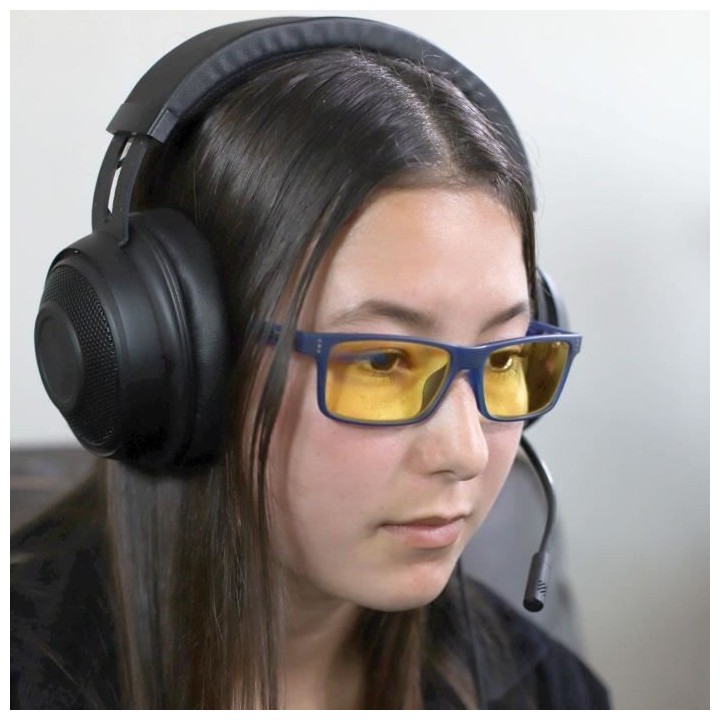 GUNNAR OPTIKS Lunettes Cruz - Bleu - Pour jeunes adolescents de 12 a 1