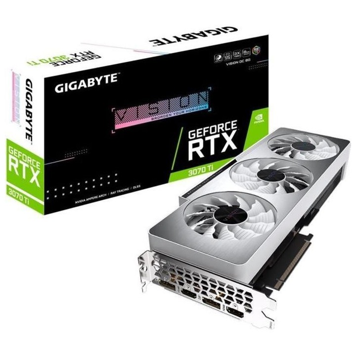 GIGABYTE GeForce RTX 3070 Ti VISION OC 8 Go LHR (GV-N307TVISION OC-8GD