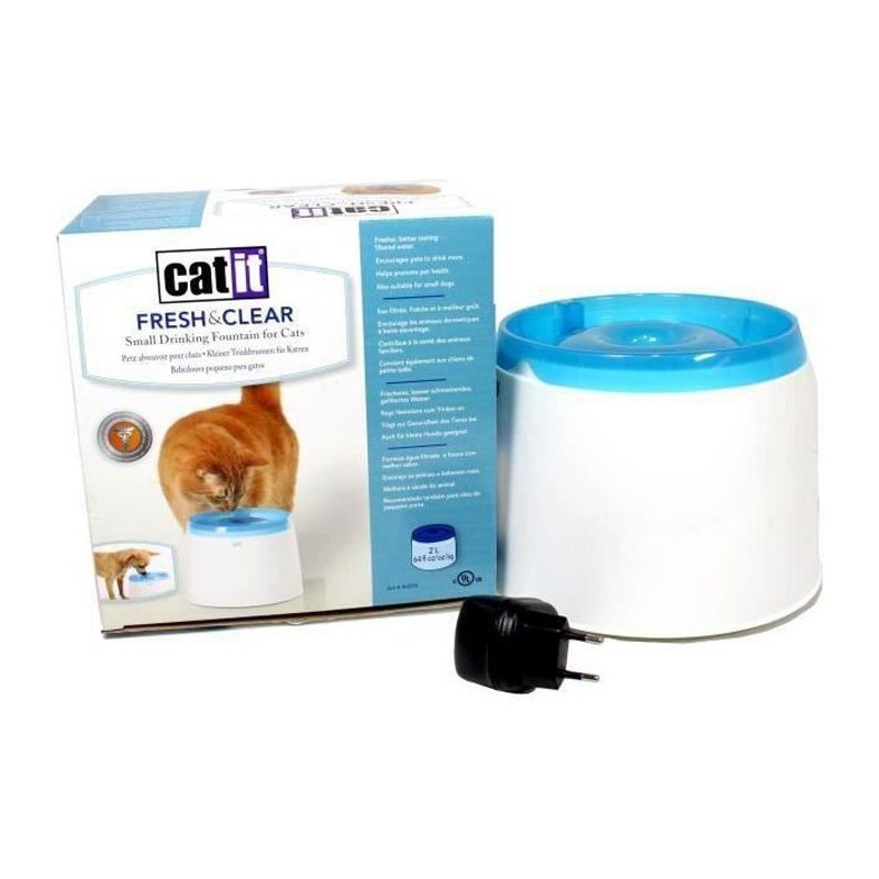 Catit Fontaine a Eau Pour Chat Compacte 2 Litres