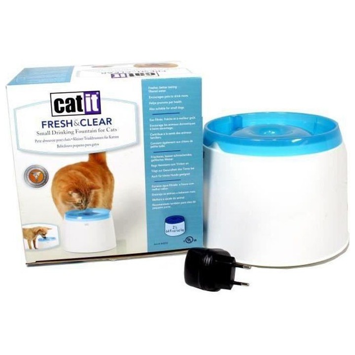 Catit Fontaine a Eau Pour Chat Compacte 2 Litres