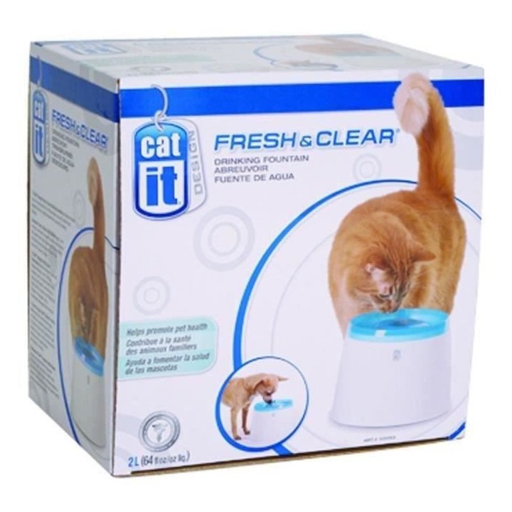 Catit Fontaine a Eau Pour Chat Compacte 2 Litres