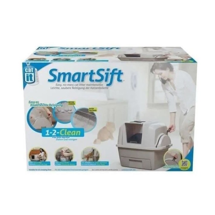 CATIT Maison de toilette Smartsift - Systeme de ramassage