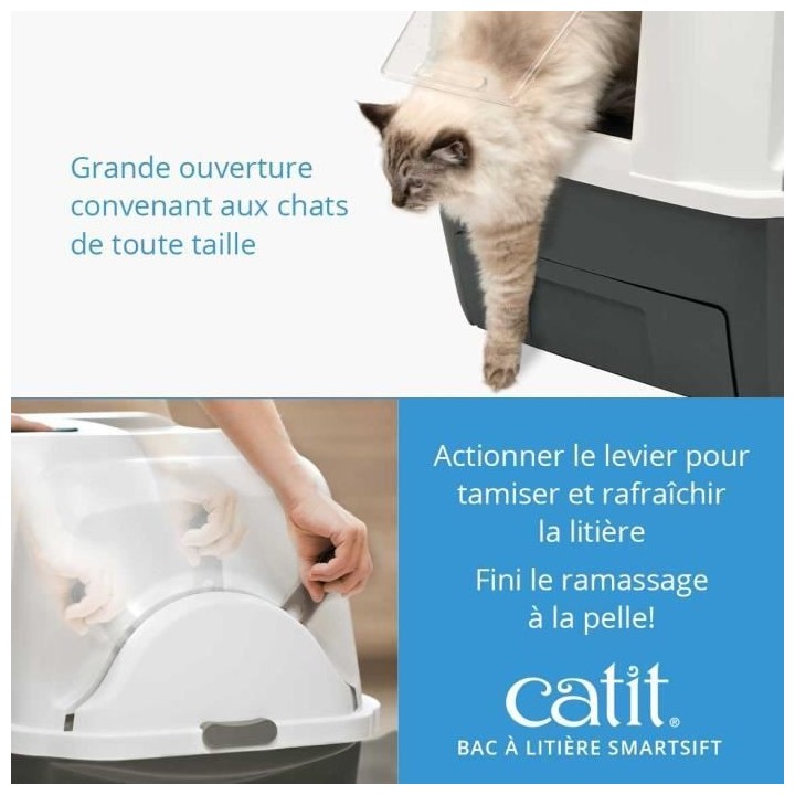 CATIT Maison de toilette Smartsift - Systeme de ramassage