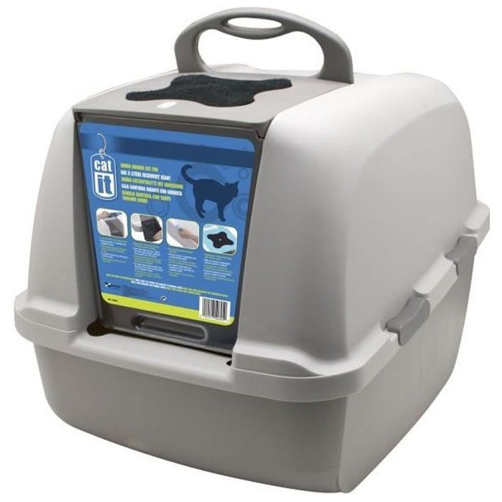 JUMBO Maison de toilette pour chat 46x55x45 cm