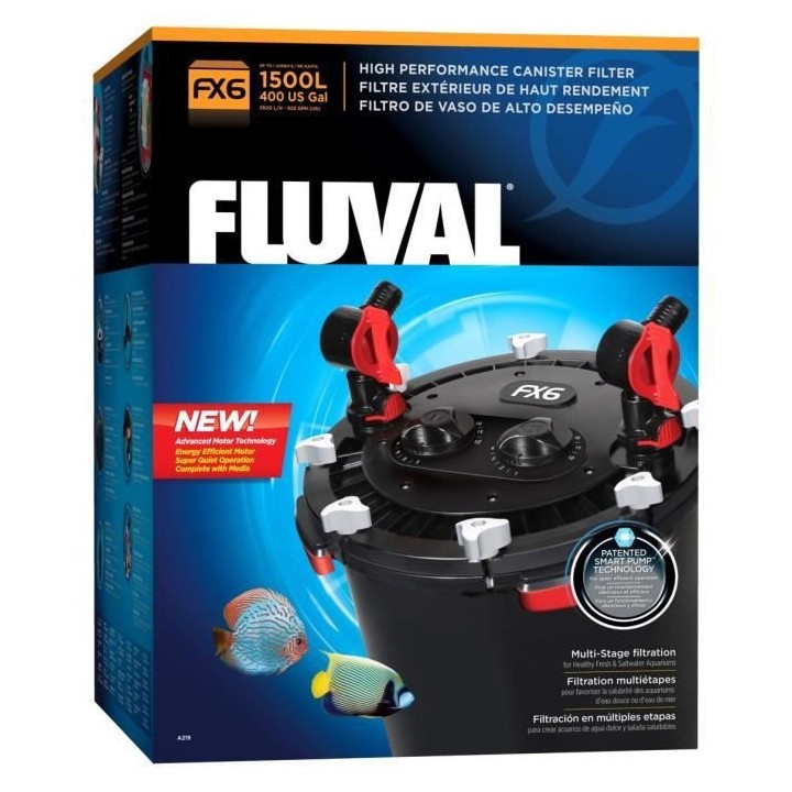 FLUVAL Filtre extérieur FX6 - Pour aquarium