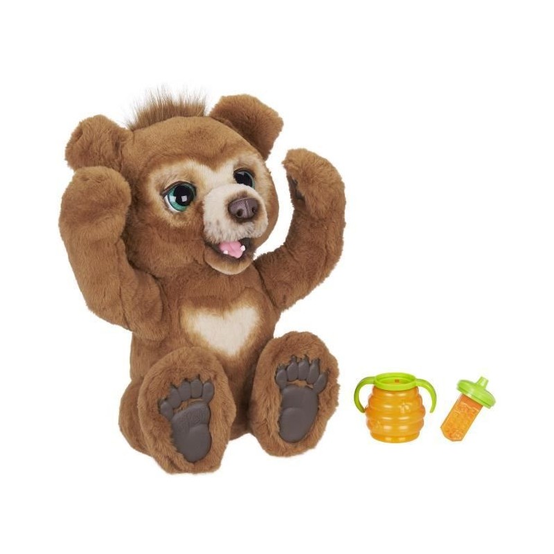 Furreal Friends - Cubby l'ours curieux - jouet interactif - animal électronique - plus de 100 sons et réactions - des 3 ans