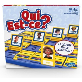 Qui est-ce ? Jeu de societe pour enfants - Jeu de plateau - Version fr