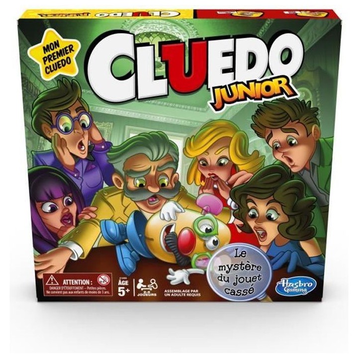 Cluedo - Junior - Jeu de plateau - pour enfants - a partir de 5 ans -