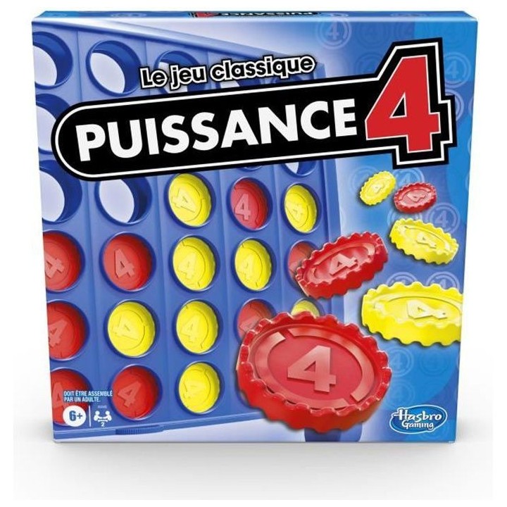 Puissance 4 - Le jeu classique - Jeu de stratégie pour 2 joueurs - de