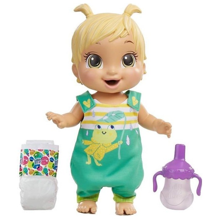 BABY ALIVE - Bébé sautille avec + de 25 effets sonores, tenue de gre